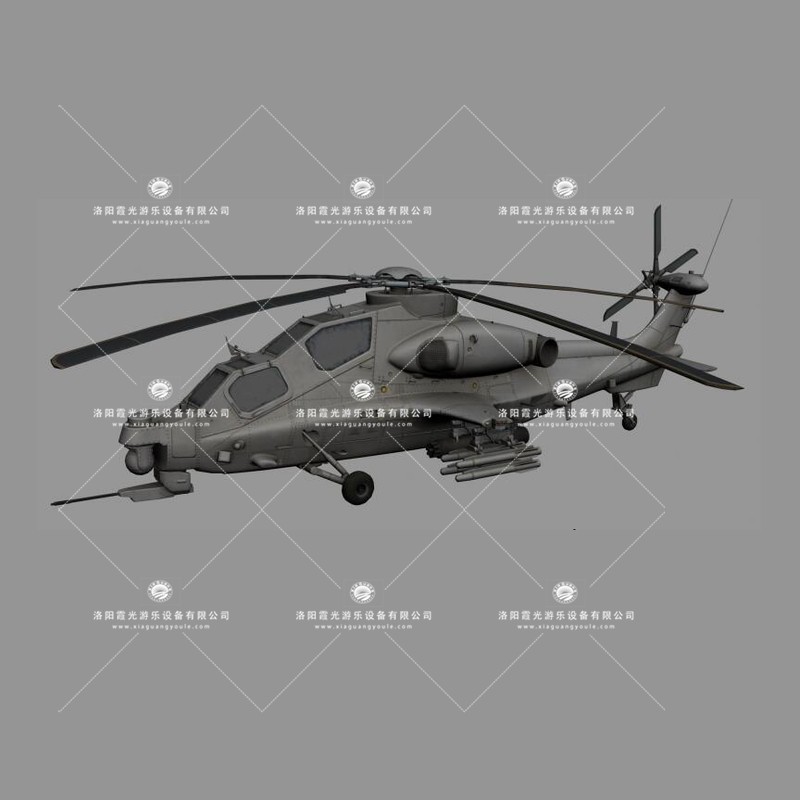 嘉定武装直升机3D模型